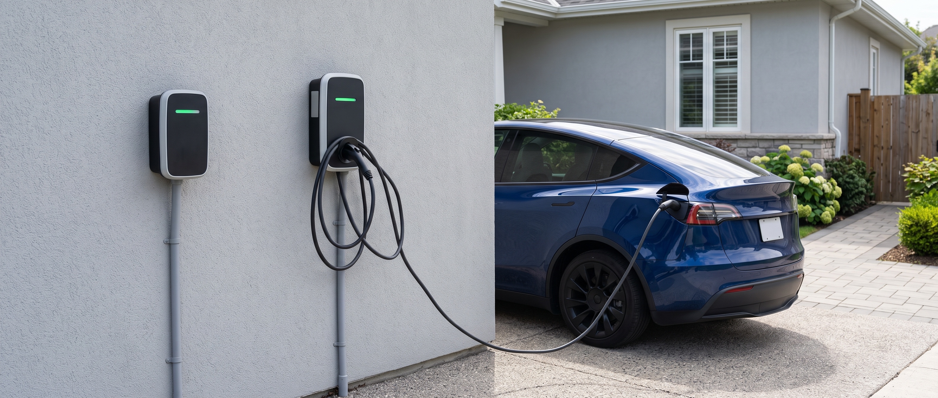 Installation de borne de recharge véhicule électrique